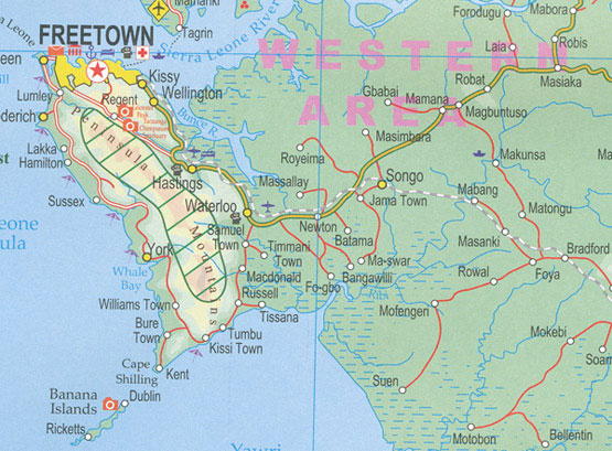 western peninsula map