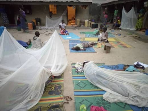 children on mat